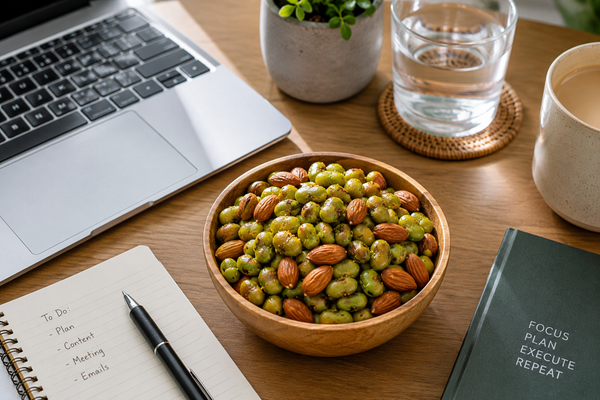 5 High-Protein Office Snacks Using Roasted Edamame